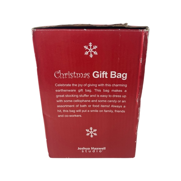 SALE - Porcelain Christmas Gift Bag - Picture 4 of 4